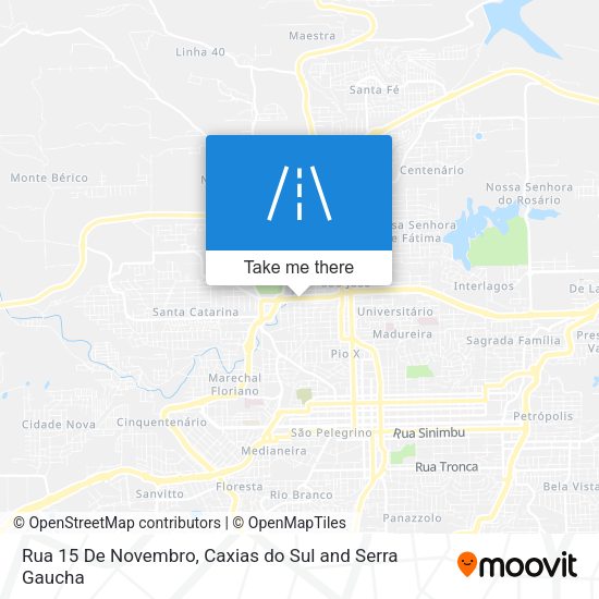 Rua 15 De Novembro map