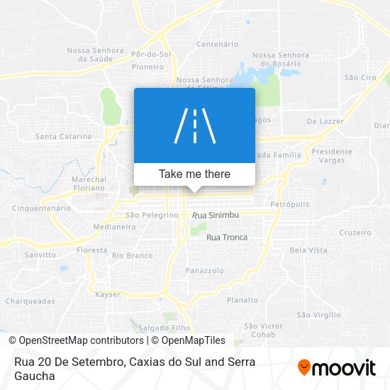 Rua 20 De Setembro map