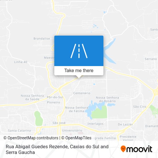Rua Abigail Guedes Rezende map