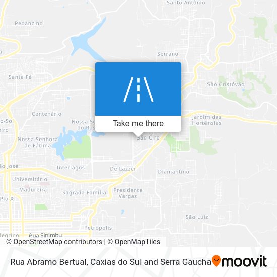 Rua Abramo Bertual map