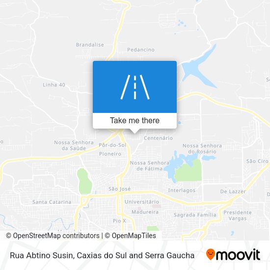 Rua Abtino Susin map