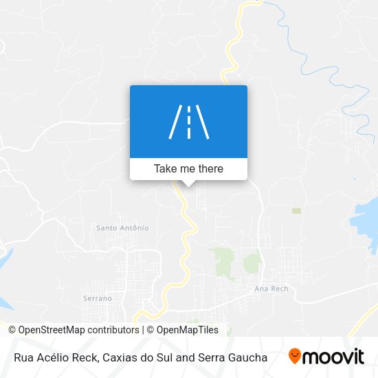 Rua Acélio Reck map