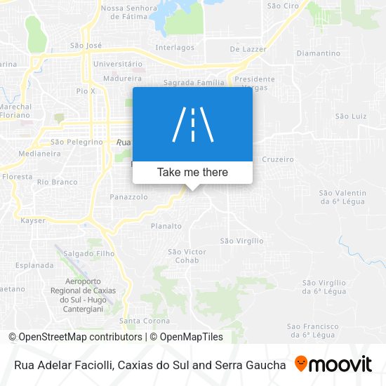 Rua Adelar Faciolli map