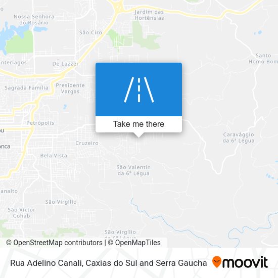 Rua Adelino Canali map