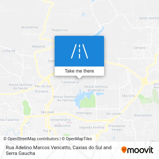 Rua Adelino Marcos Vencatto map