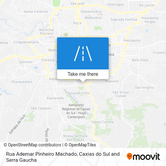 Rua Ademar Pinheiro Machado map