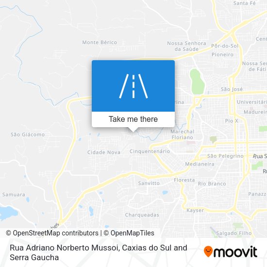 Rua Adriano Norberto Mussoi map