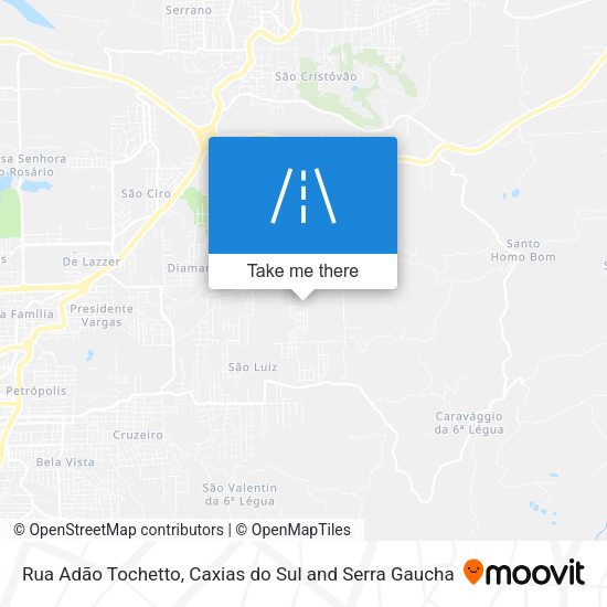 Rua Adão Tochetto map