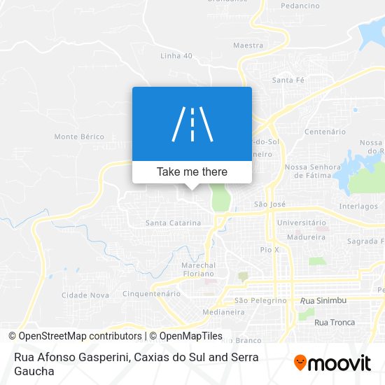 Rua Afonso Gasperini map