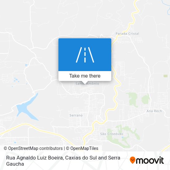 Rua Agnaldo Luiz Boeira map