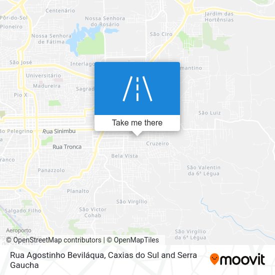 Rua Agostinho Beviláqua map