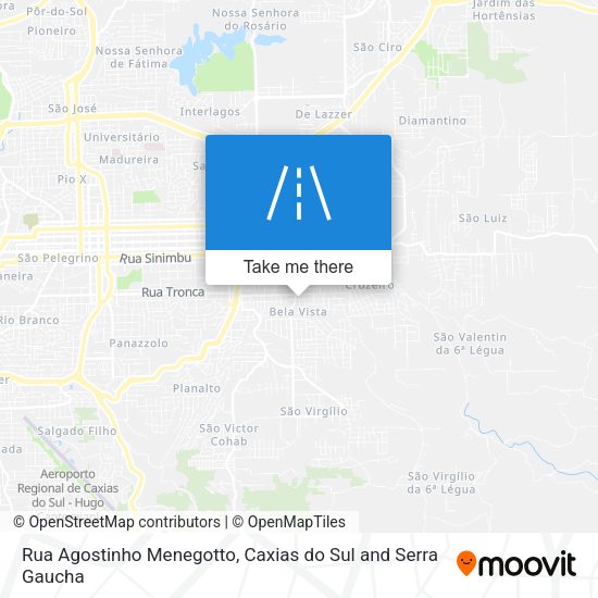 Rua Agostinho Menegotto map