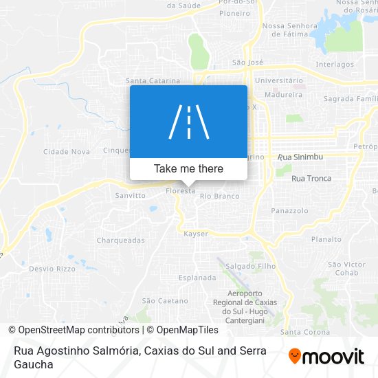 Rua Agostinho Salmória map