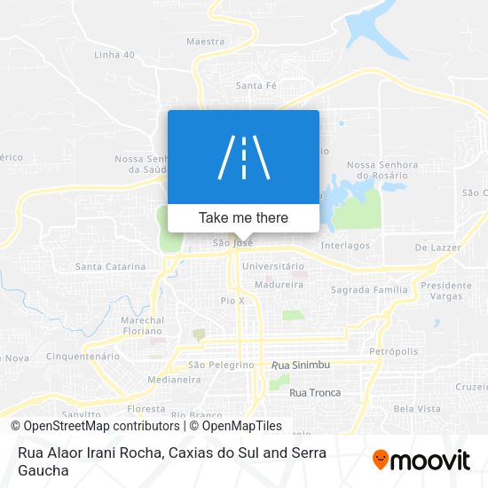 Rua Alaor Irani Rocha map