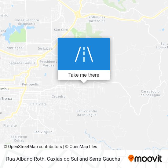 Rua Albano Roth map