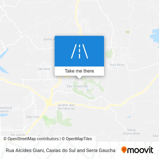 Rua Alcides Giani map