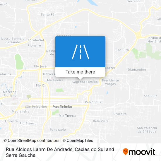 Rua Alcides Lahm De Andrade map