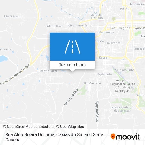 Rua Aldo Boeira De Lima map
