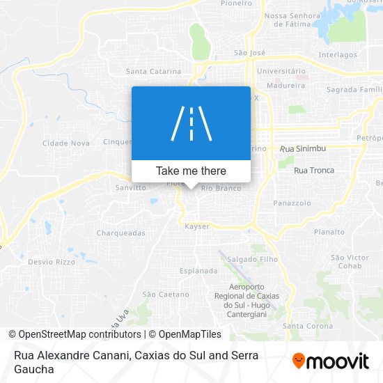 Rua Alexandre Canani map
