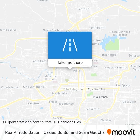 Rua Alfredo Jaconi map