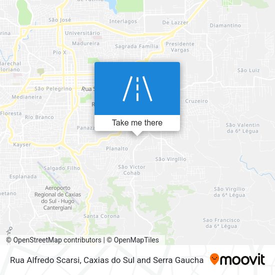 Rua Alfredo Scarsi map
