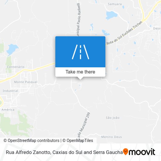 Rua Alfredo Zanotto map