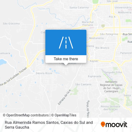 Rua Almerinda Ramos Santos map