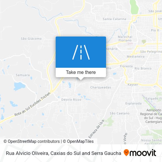 Rua Alvicio Oliveira map