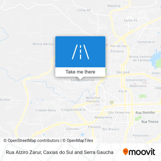 Rua Alziro Zarur map