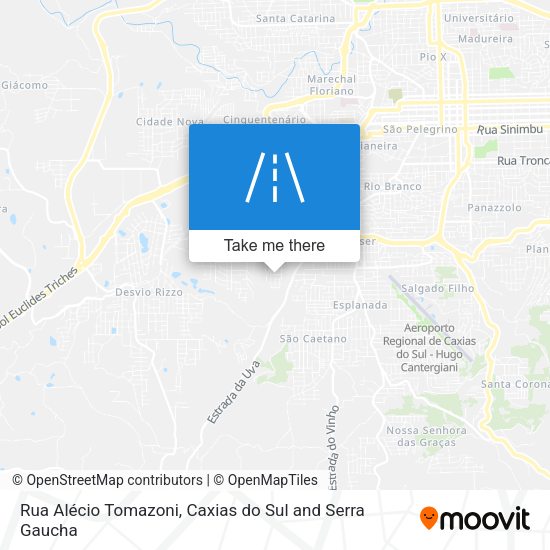 Rua Alécio Tomazoni map