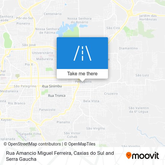 Rua Amancio Miguel Ferreira map