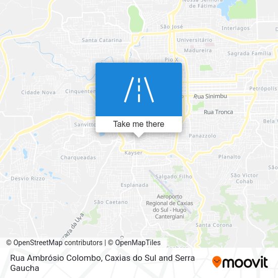 Rua Ambrósio Colombo map