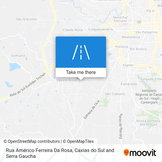 Rua Américo Ferreira Da Rosa map