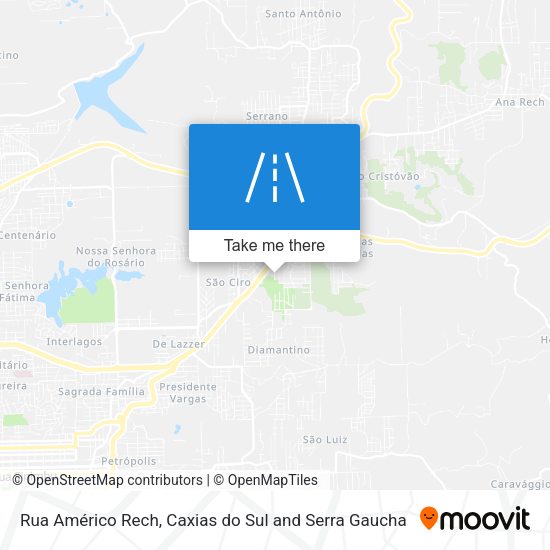 Rua Américo Rech map