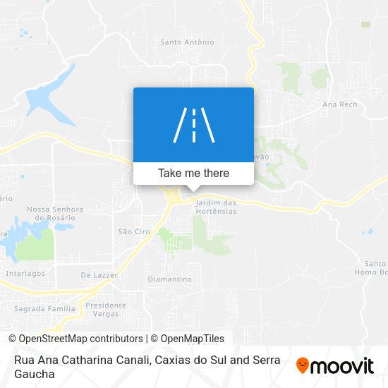Rua Ana Catharina Canali map