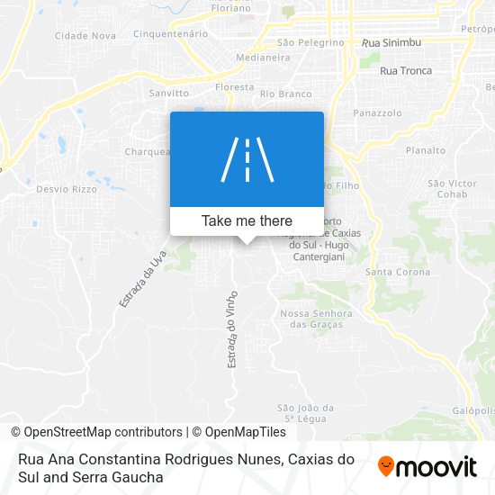 Rua Ana Constantina Rodrigues Nunes map
