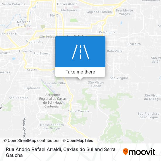 Rua Andrio Rafael Arraldi map