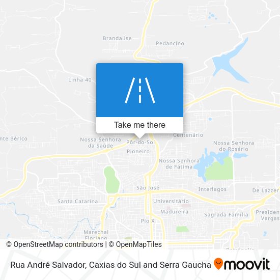 Rua André Salvador map