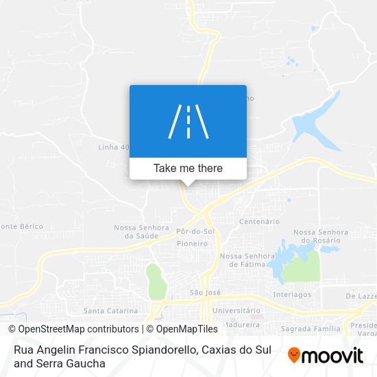 Rua Angelin Francisco Spiandorello map