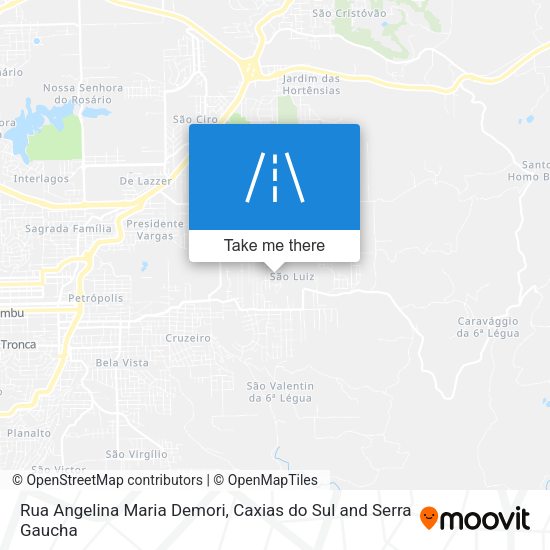 Rua Angelina Maria Demori map