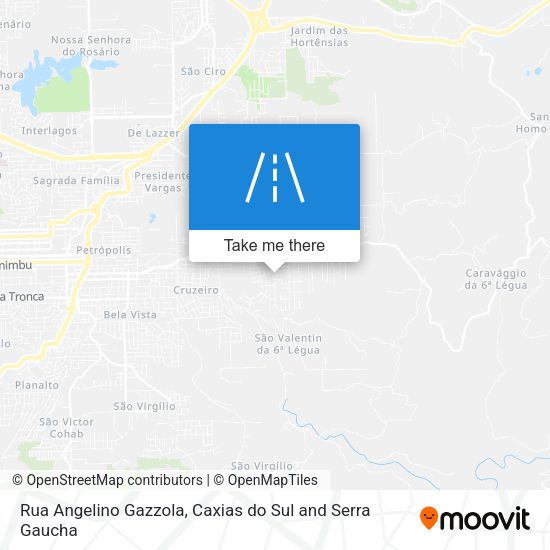 Rua Angelino Gazzola map