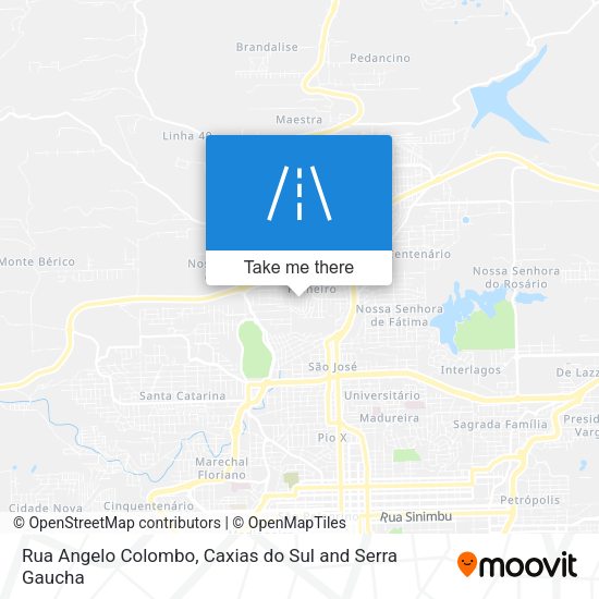 Rua Angelo Colombo map