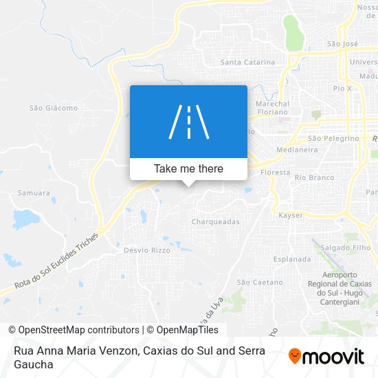 Rua Anna Maria Venzon map