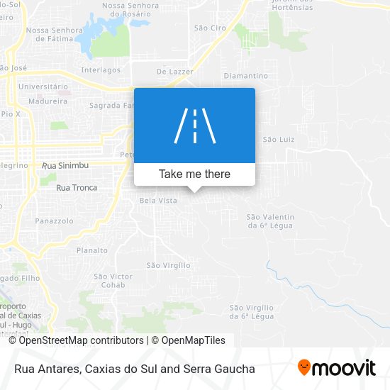 Rua Antares map