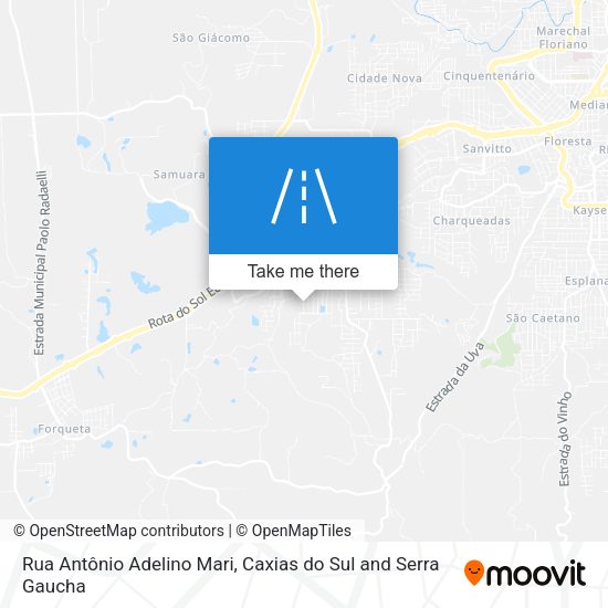 Rua Antônio Adelino Mari map