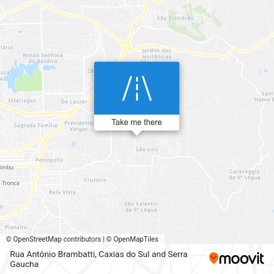 Rua Antônio Brambatti map