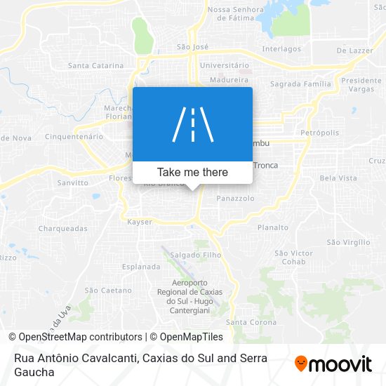 Rua Antônio Cavalcanti map