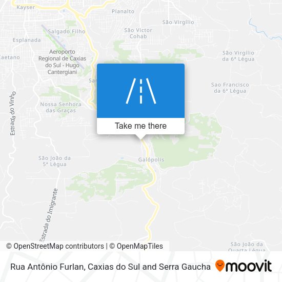 Rua Antônio Furlan map