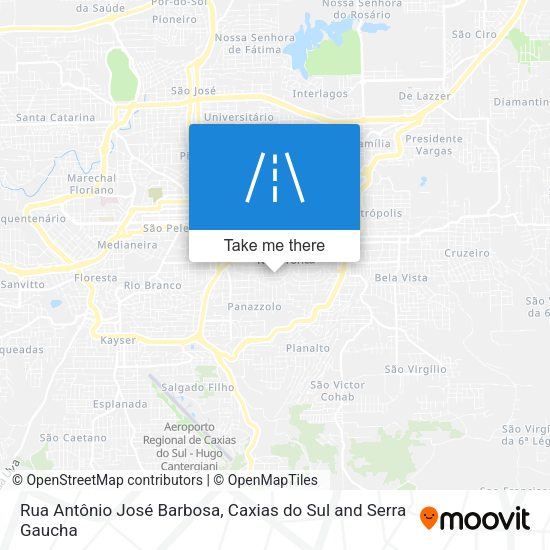 Rua Antônio José Barbosa map