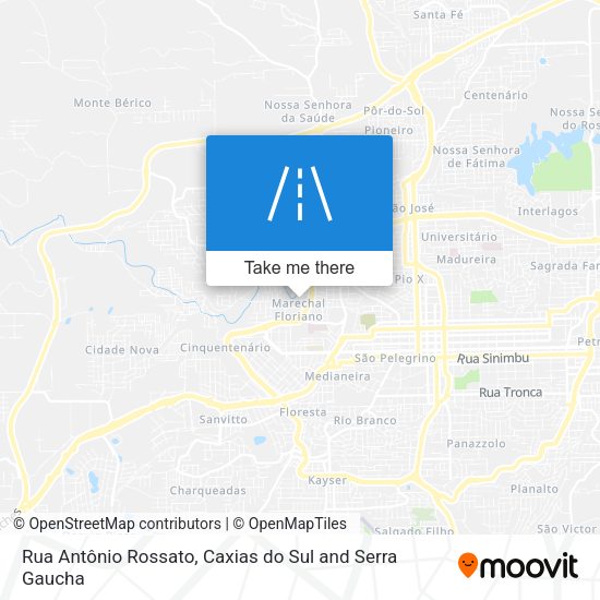 Rua Antônio Rossato map